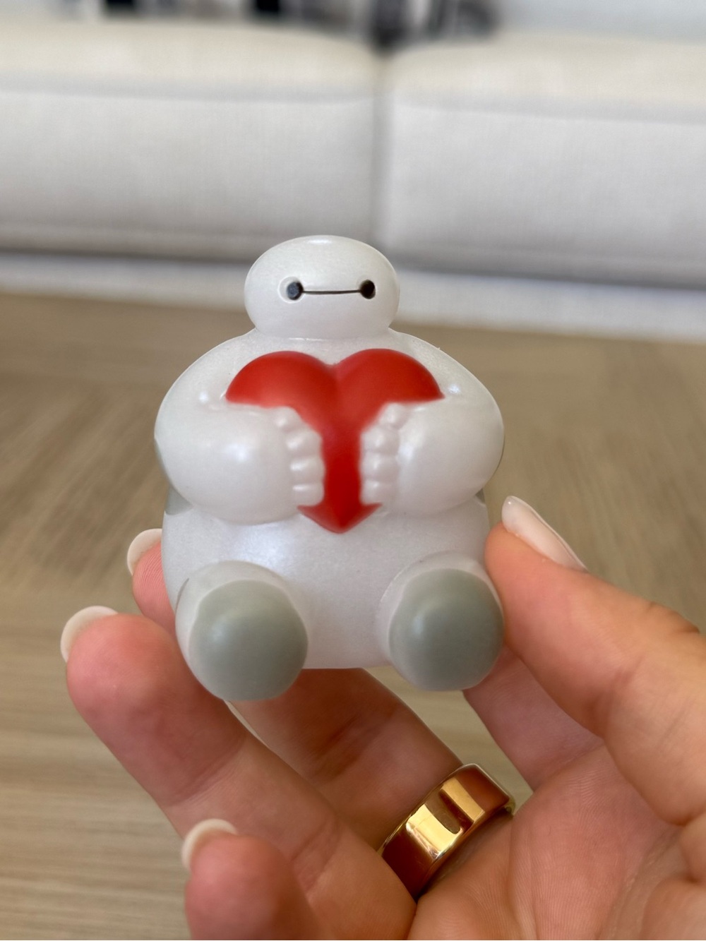 Disney Big Hero 6 Baymax Soft Vinyl Takara Tomy Mini-Figure Japan EXCLUSIVE NWOT